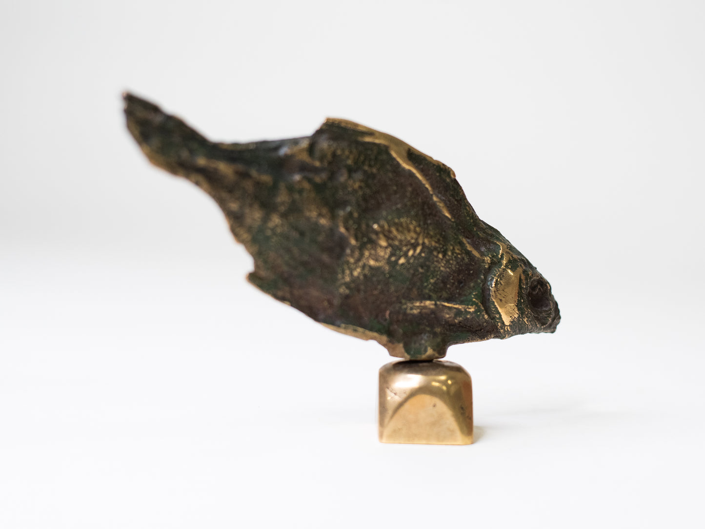 Cast Bronze Fish Sculpture - Finland, 1960s