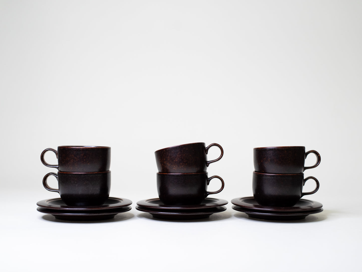 Vintage Arabia Coffee Set by Inkeri Leivo - Finland 1980s – Set of 6