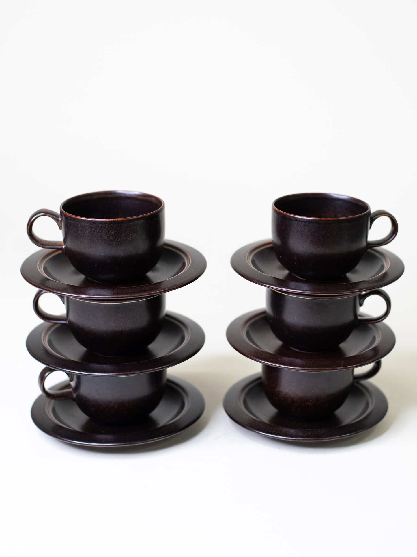 Vintage Arabia Coffee Set by Inkeri Leivo - Finland 1980s – Set of 6