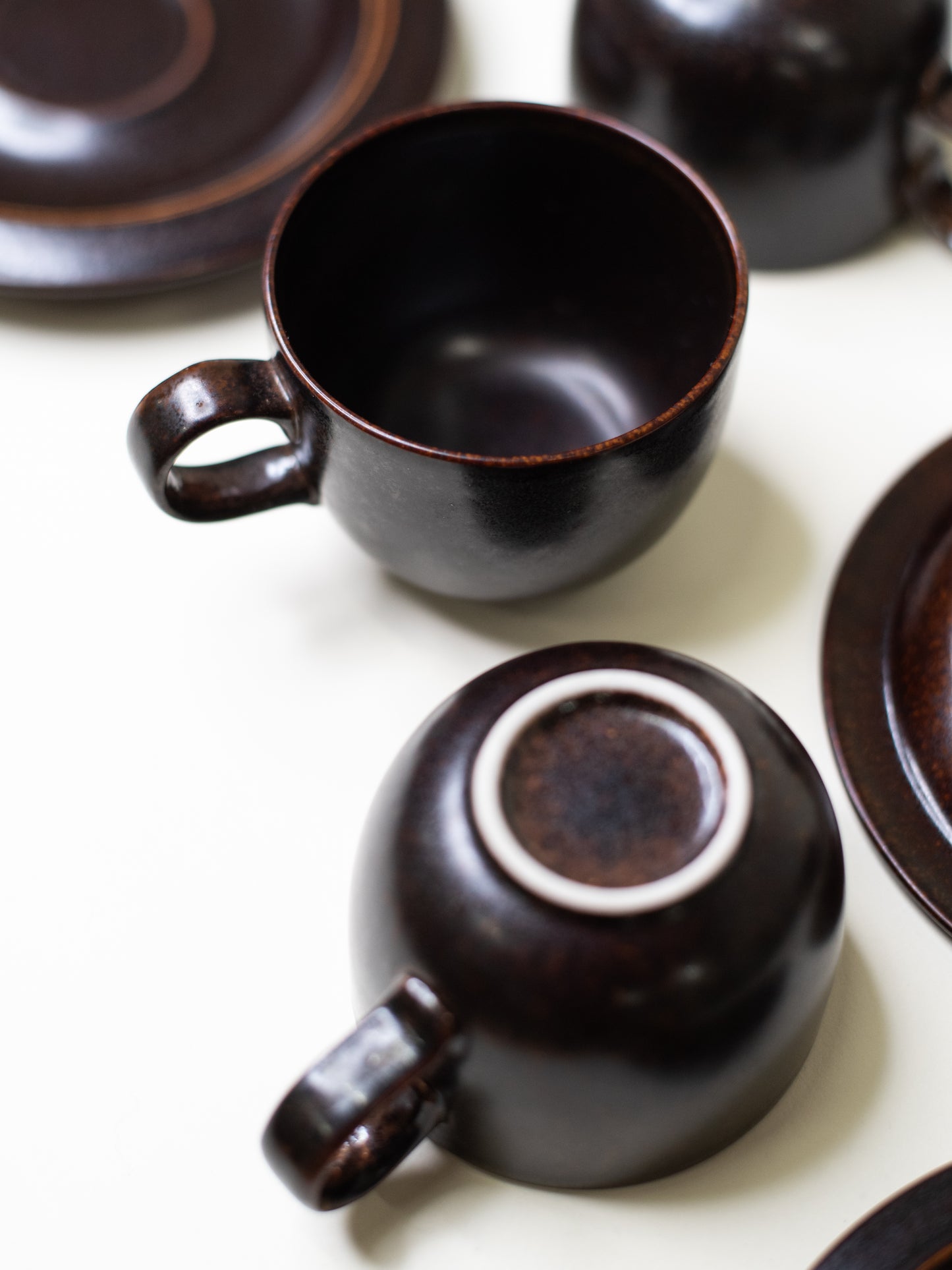 Vintage Arabia Coffee Set by Inkeri Leivo - Finland 1980s – Set of 6