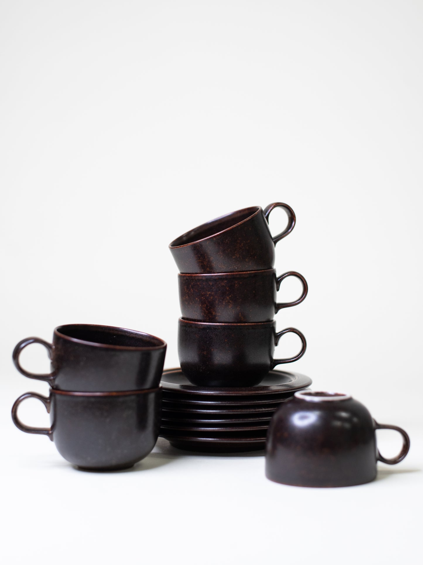Vintage Arabia Coffee Set by Inkeri Leivo - Finland 1980s – Set of 6