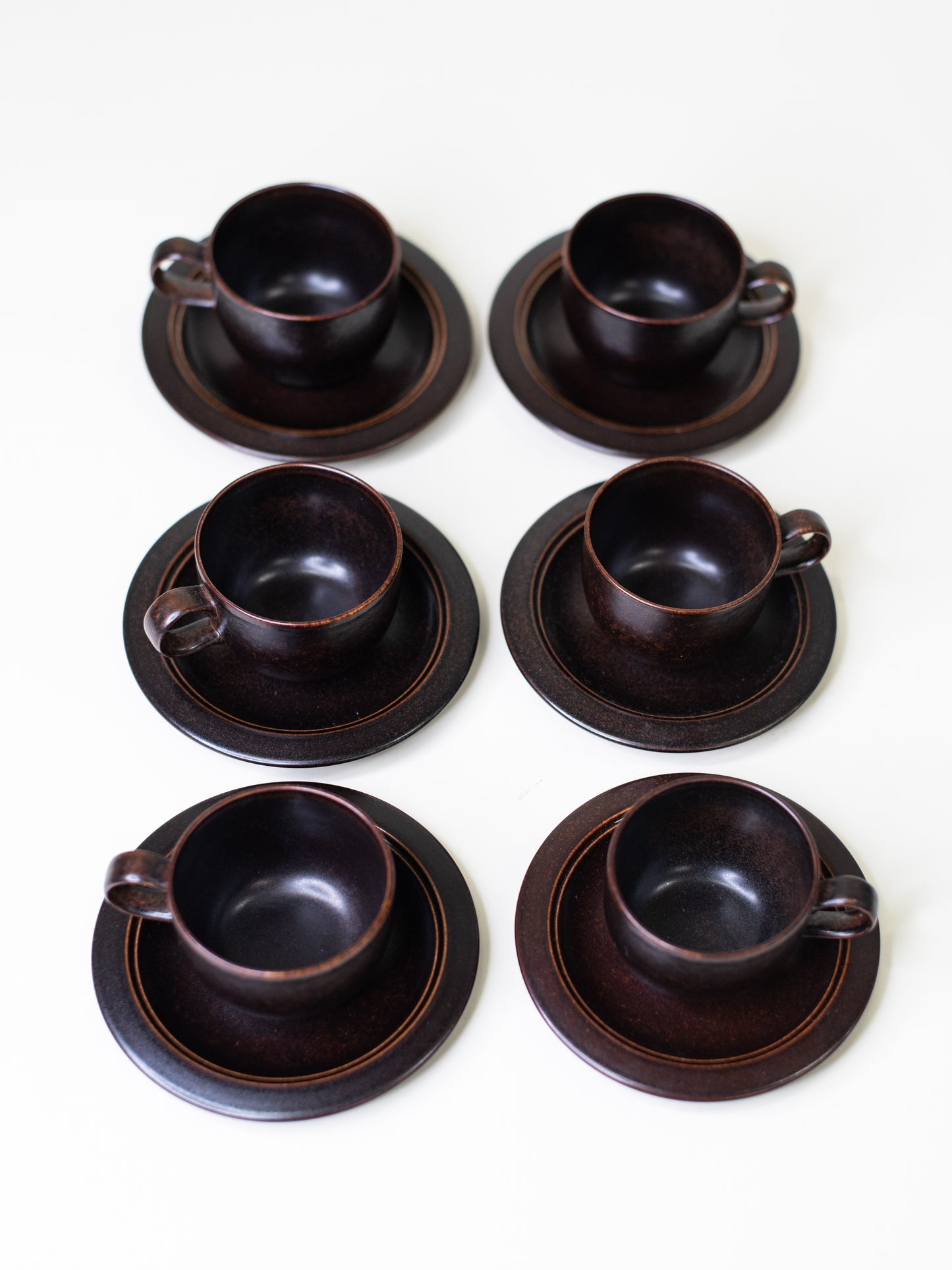 Vintage Arabia Coffee Set by Inkeri Leivo - Finland 1980s – Set of 6