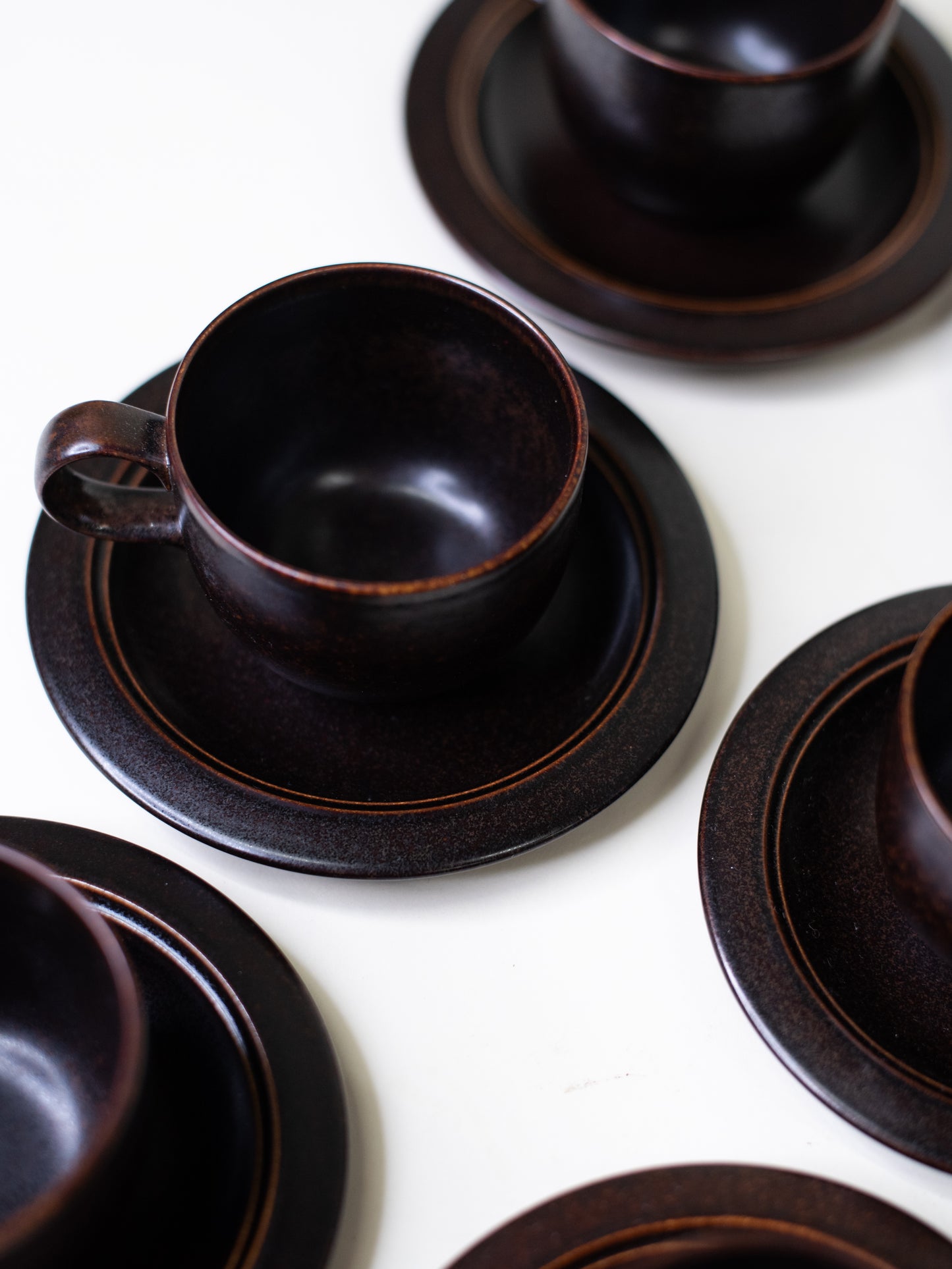 Vintage Arabia Coffee Set by Inkeri Leivo - Finland 1980s – Set of 6