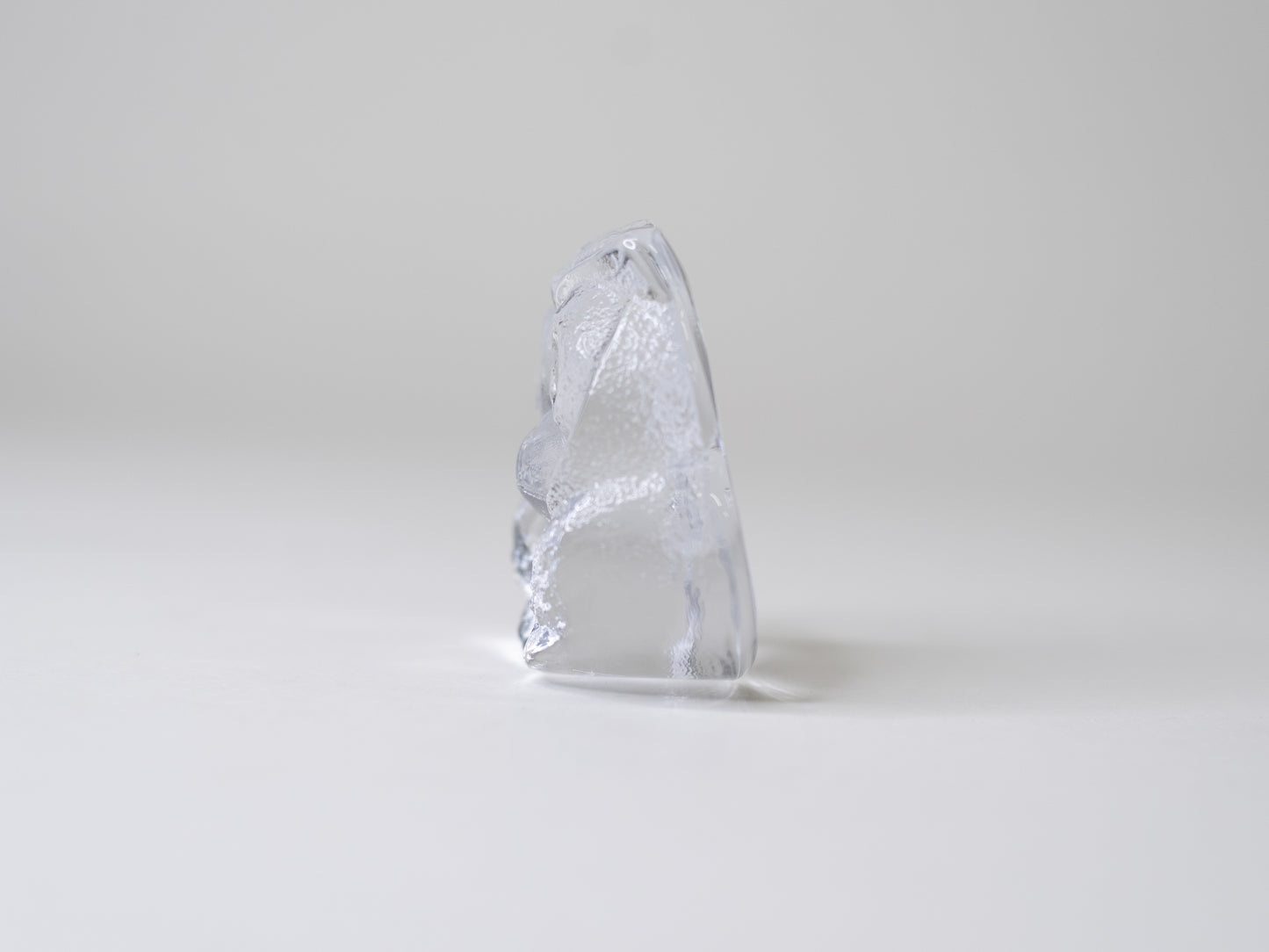 Vintage Glass Owl by Lars Hellsten for Skruf Glasbruk - Sweden, 1960s