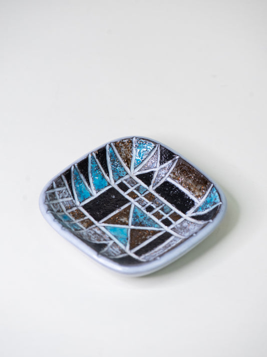 Rare “Tri” Dish By Ingrid Atterberg for Upsala Ekeby – Sweden, 1960s