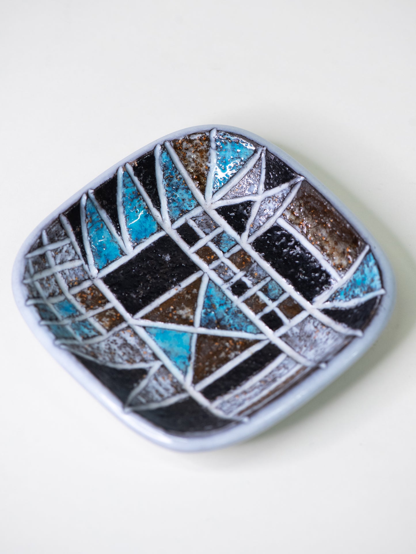 Rare “Tri” Dish By Ingrid Atterberg for Upsala Ekeby – Sweden, 1960s