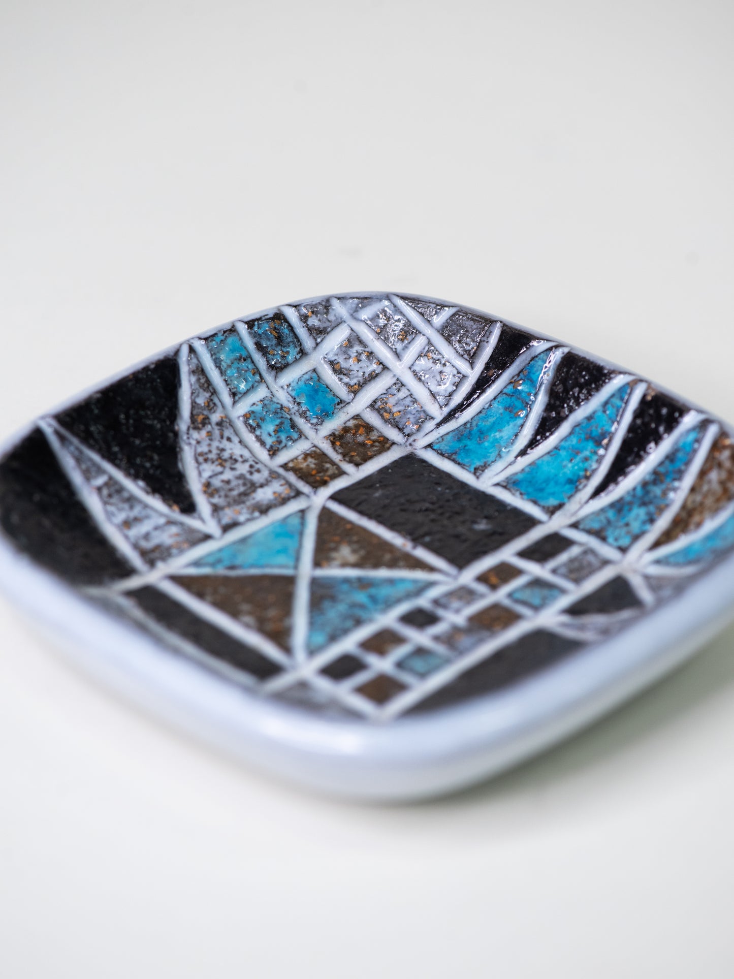Rare “Tri” Dish By Ingrid Atterberg for Upsala Ekeby – Sweden, 1960s