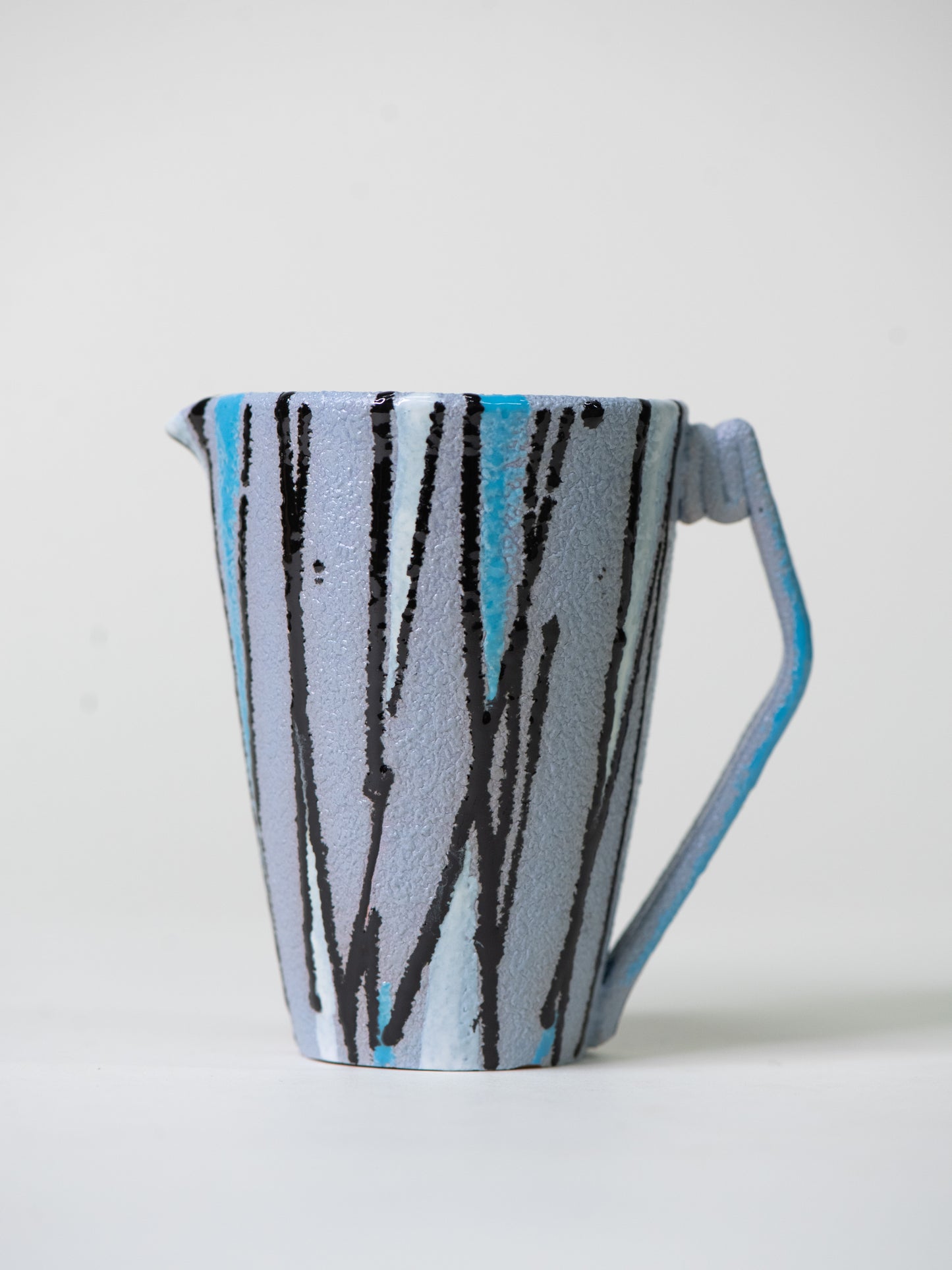 Fratelli Fanciullacci Hand-Decorated Ceramic Jug - Italy, 1950s