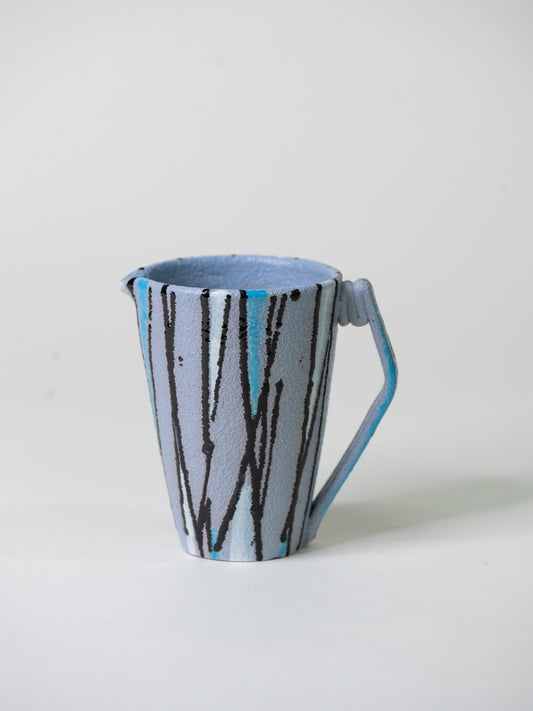 Fratelli Fanciullacci Hand-Decorated Ceramic Jug - Italy, 1950s