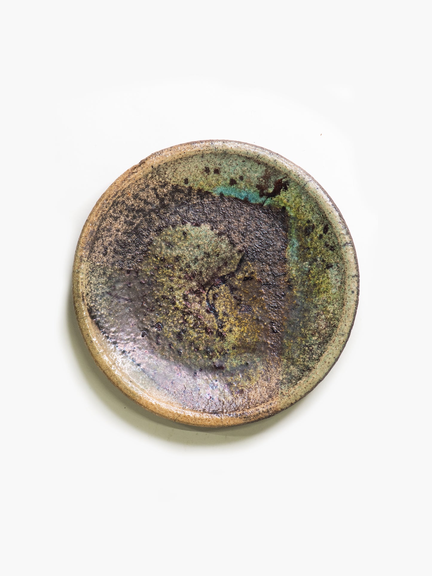 Unique Hand-Signed Studio Ceramic Dish by Paul Envalds - Finland, 1970s