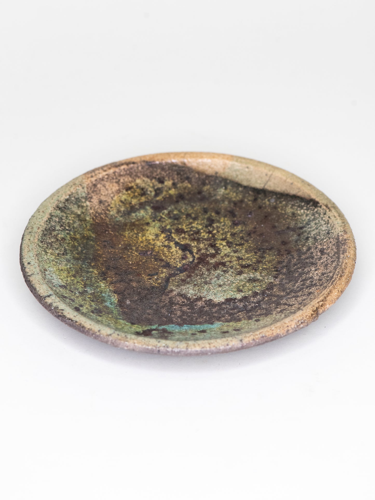 Unique Hand-Signed Studio Ceramic Dish by Paul Envalds - Finland, 1970s
