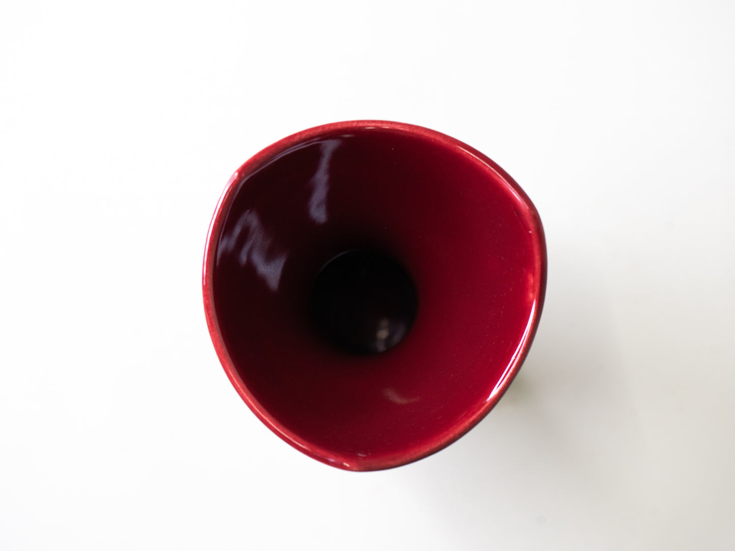 Annikki Hovisaari for Arabia – Black & Red Ceramic Vase - Finland 1960s