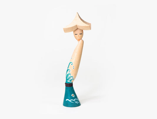 Vintage Creative “Sado Okesa Dancer” Kokeshi - Atami, Japan, 1970s