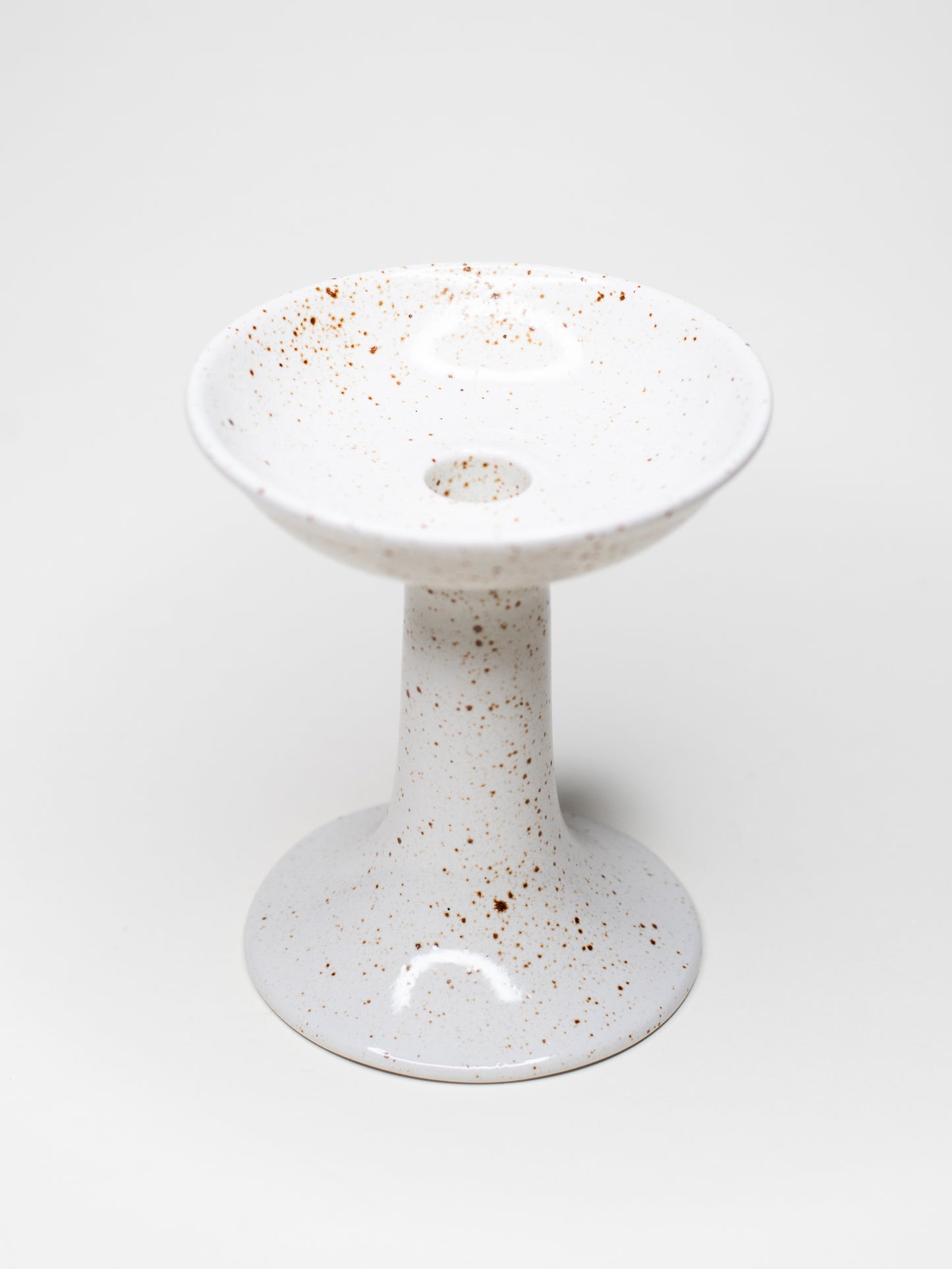 Tall Vintage Ceramic Candle Holder - Pentik, Finland 1970s