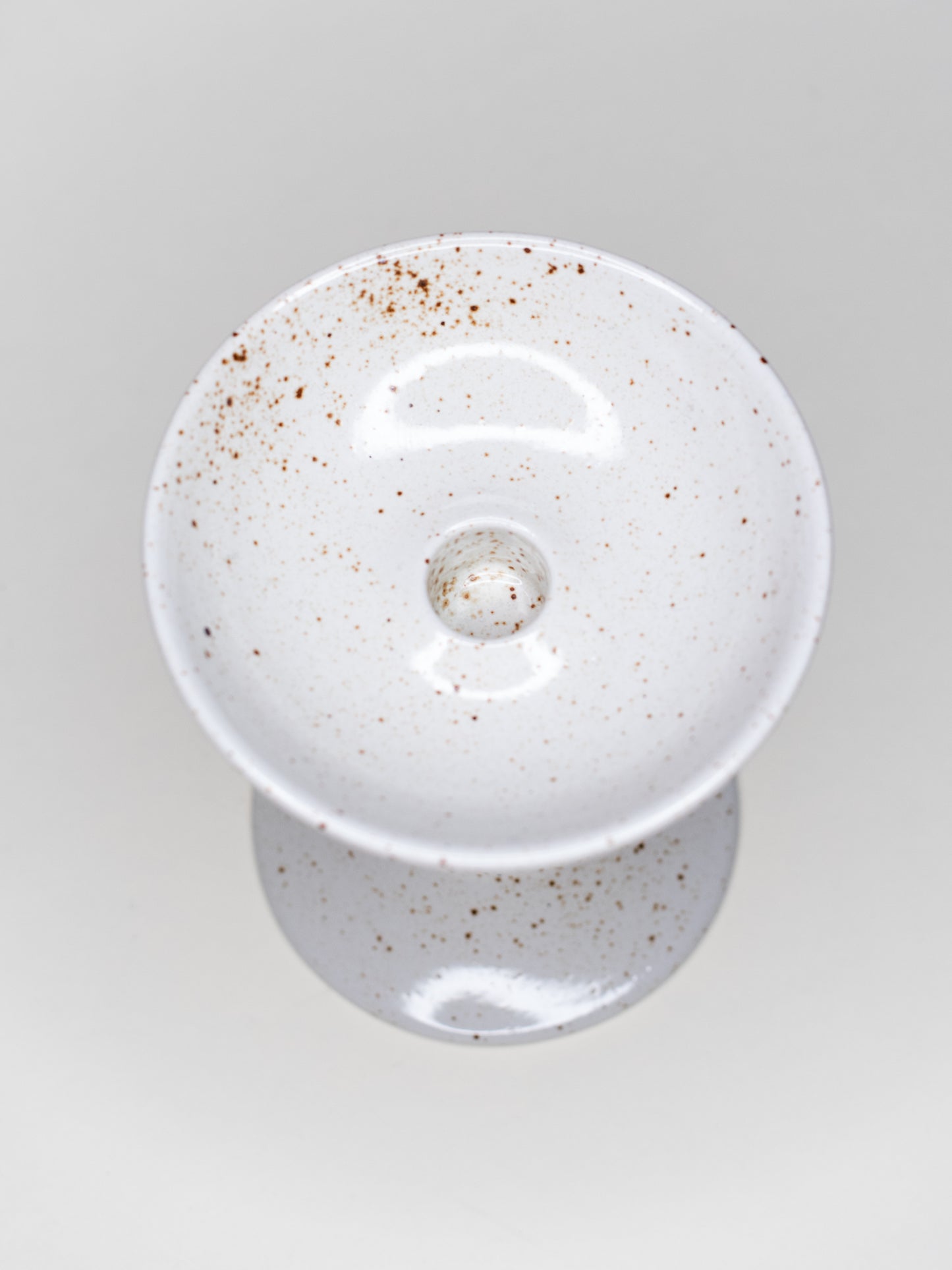 Tall Vintage Ceramic Candle Holder - Pentik, Finland 1970s