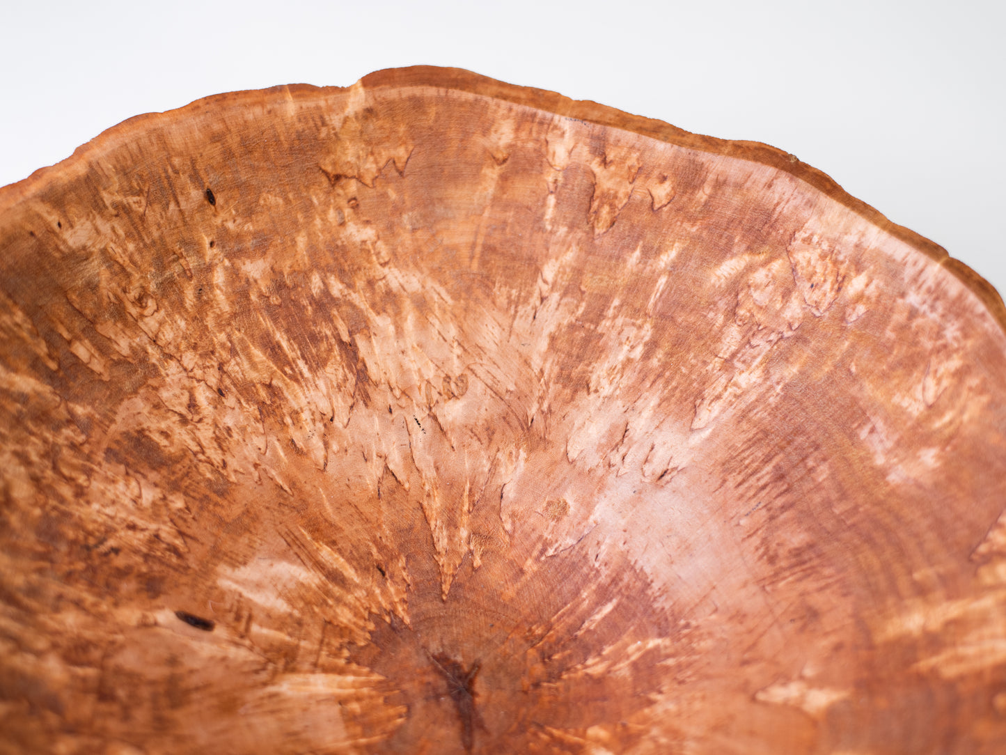 Handmade Finnish Curly Birch Bowl