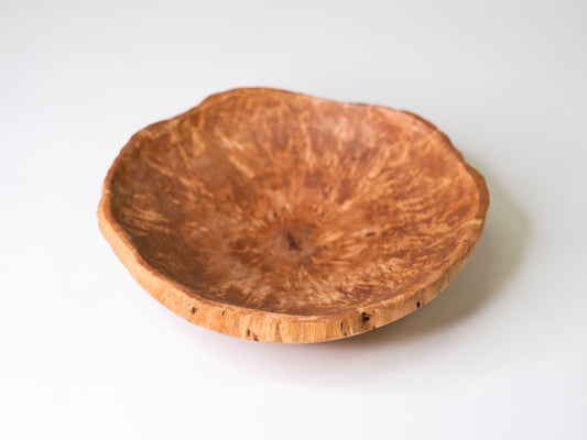 Handmade Finnish Curly Birch Bowl