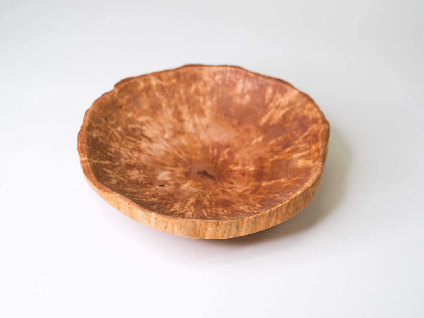 Handmade Finnish Curly Birch Bowl