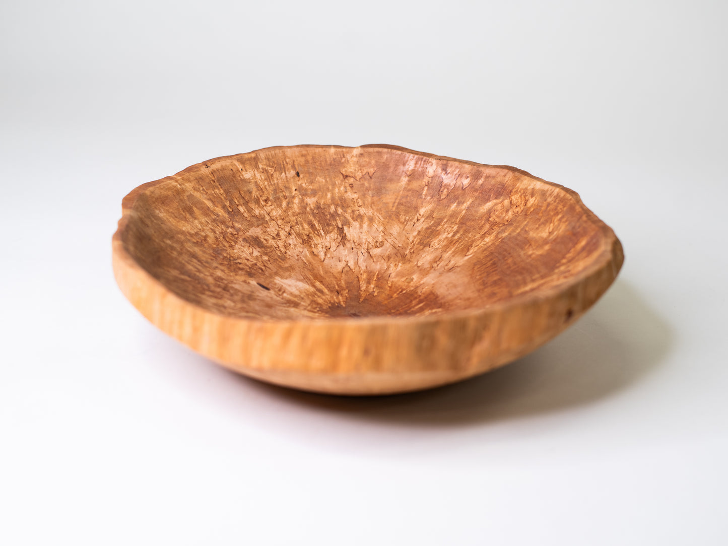 Handmade Finnish Curly Birch Bowl