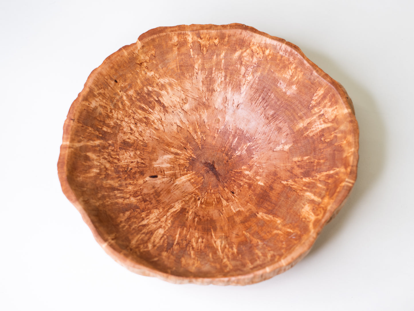 Handmade Finnish Curly Birch Bowl