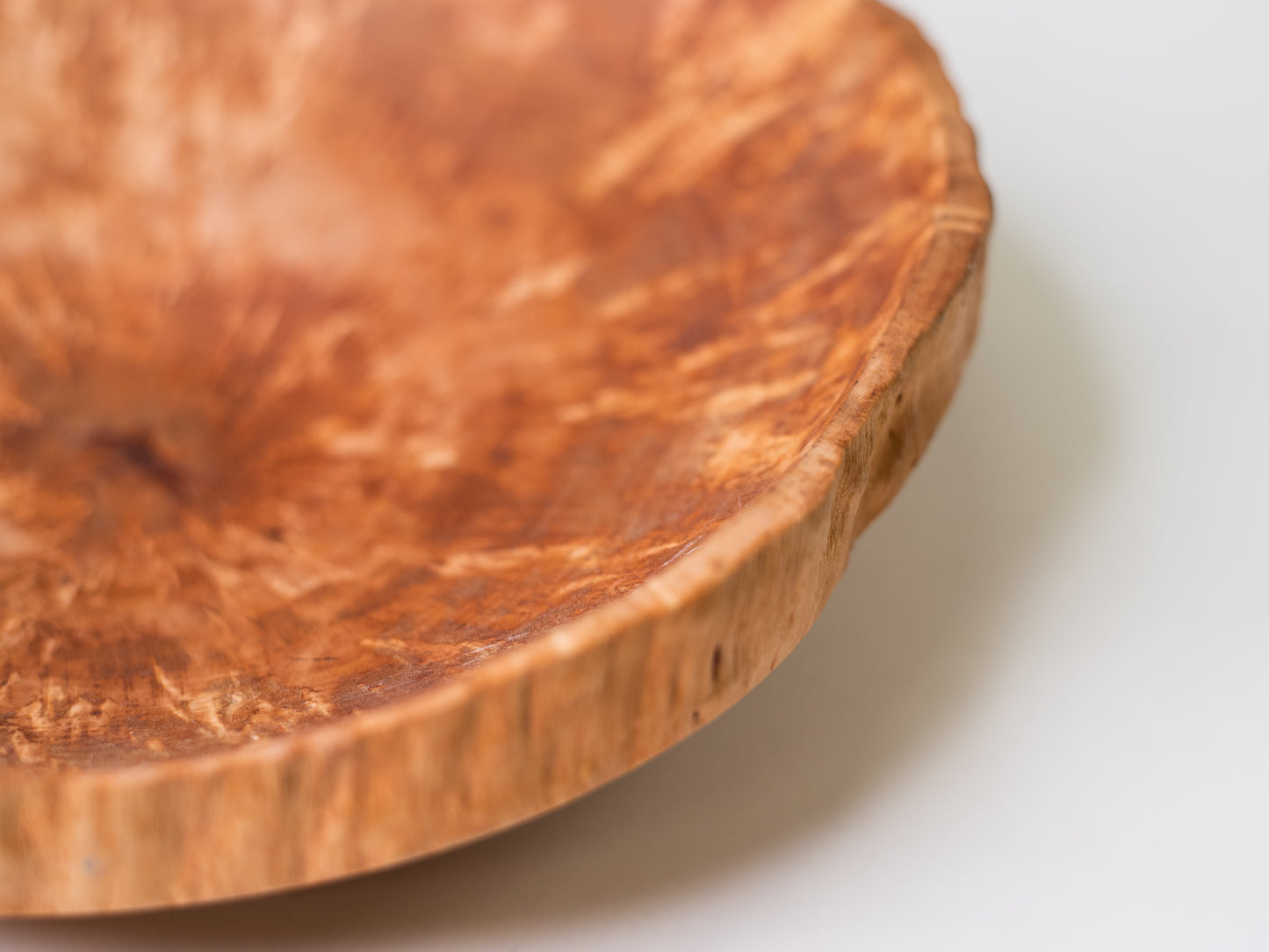 Handmade Finnish Curly Birch Bowl