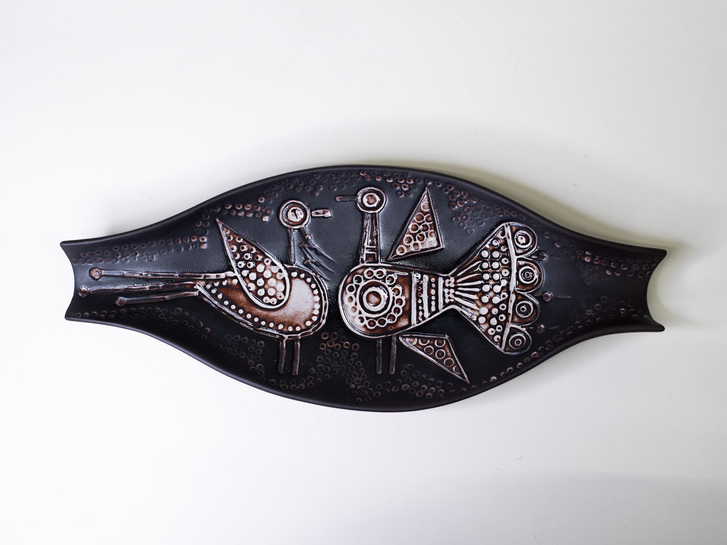 Mid-Century Ceramic Bird Bowl by Lisbeth Bartosova - Europe, 1970s