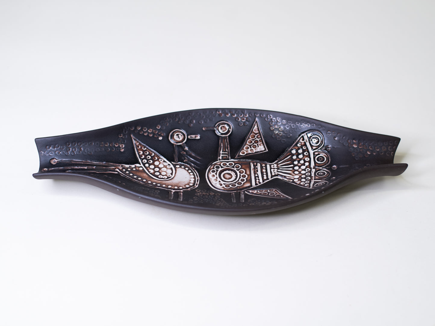 Mid-Century Ceramic Bird Bowl by Lisbeth Bartosova - Europe, 1970s