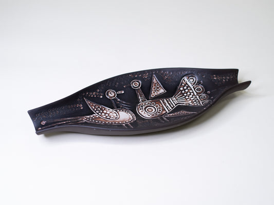 Mid-Century Ceramic Bird Bowl by Lisbeth Bartosova - Europe, 1970s