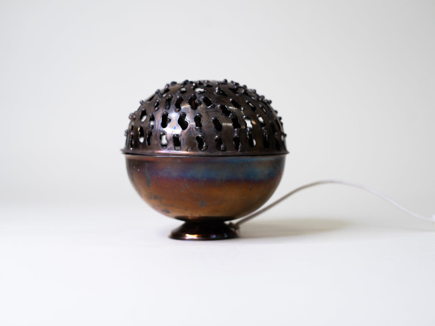 Unique Brutalist Copper Lamp by Aimo Tukiainen - Finland, 1960s