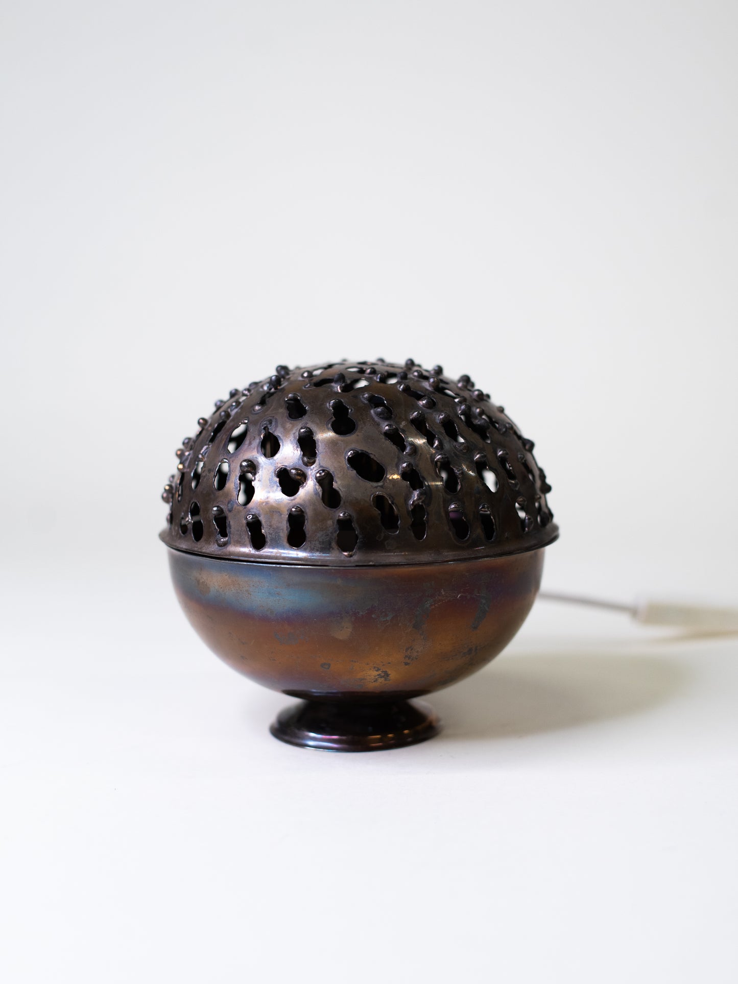 Unique Brutalist Copper Lamp by Aimo Tukiainen - Finland, 1960s
