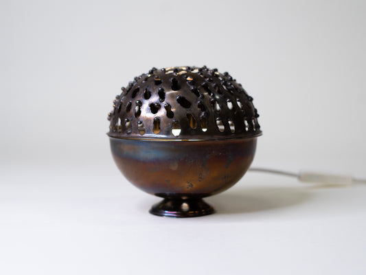 Unique Brutalist Copper Lamp by Aimo Tukiainen - Finland, 1960s
