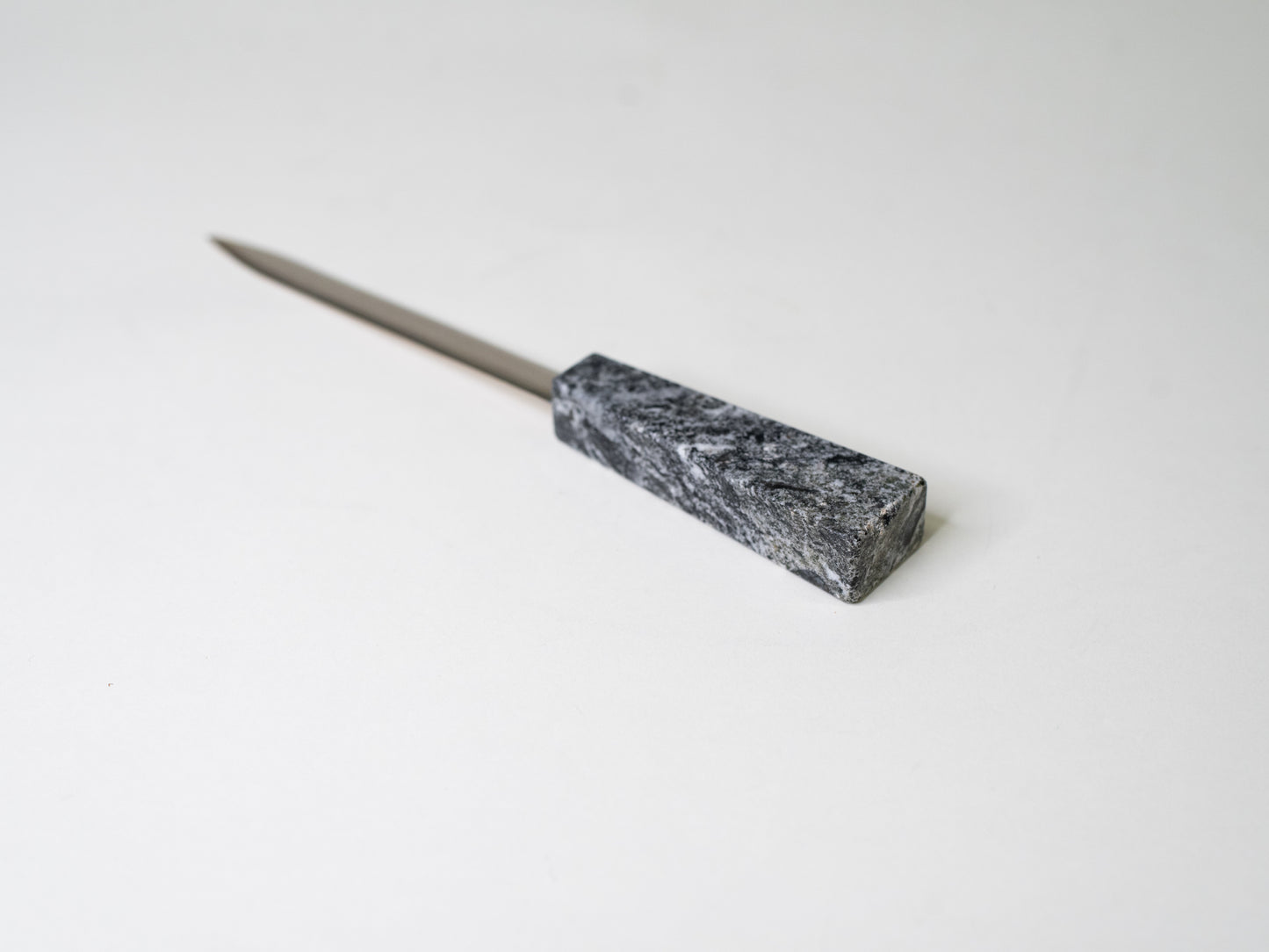 Modernist Letter Opener with Granite Handle - Scandinavia, Mid-Century