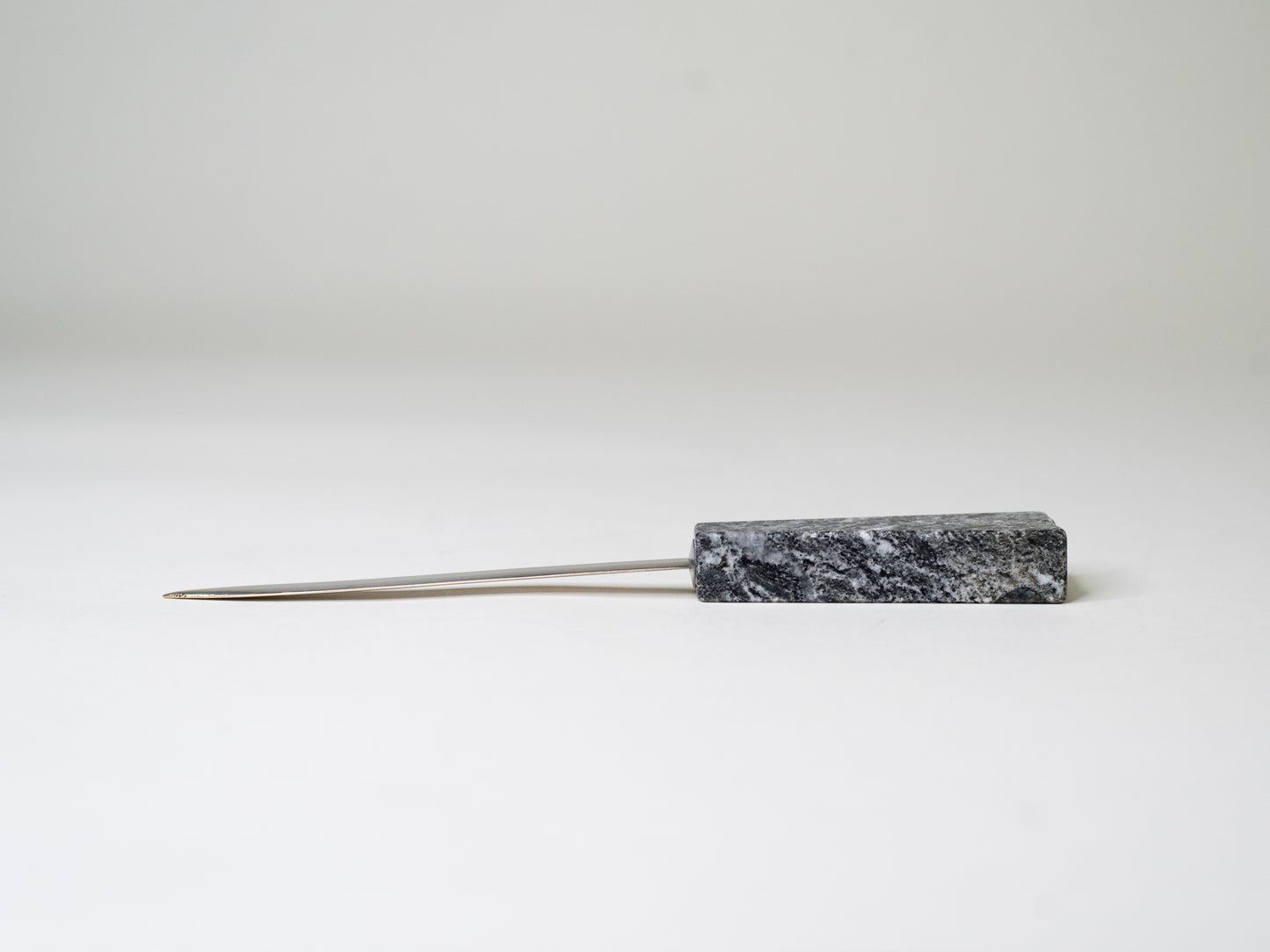 Modernist Letter Opener with Granite Handle - Scandinavia, Mid-Century