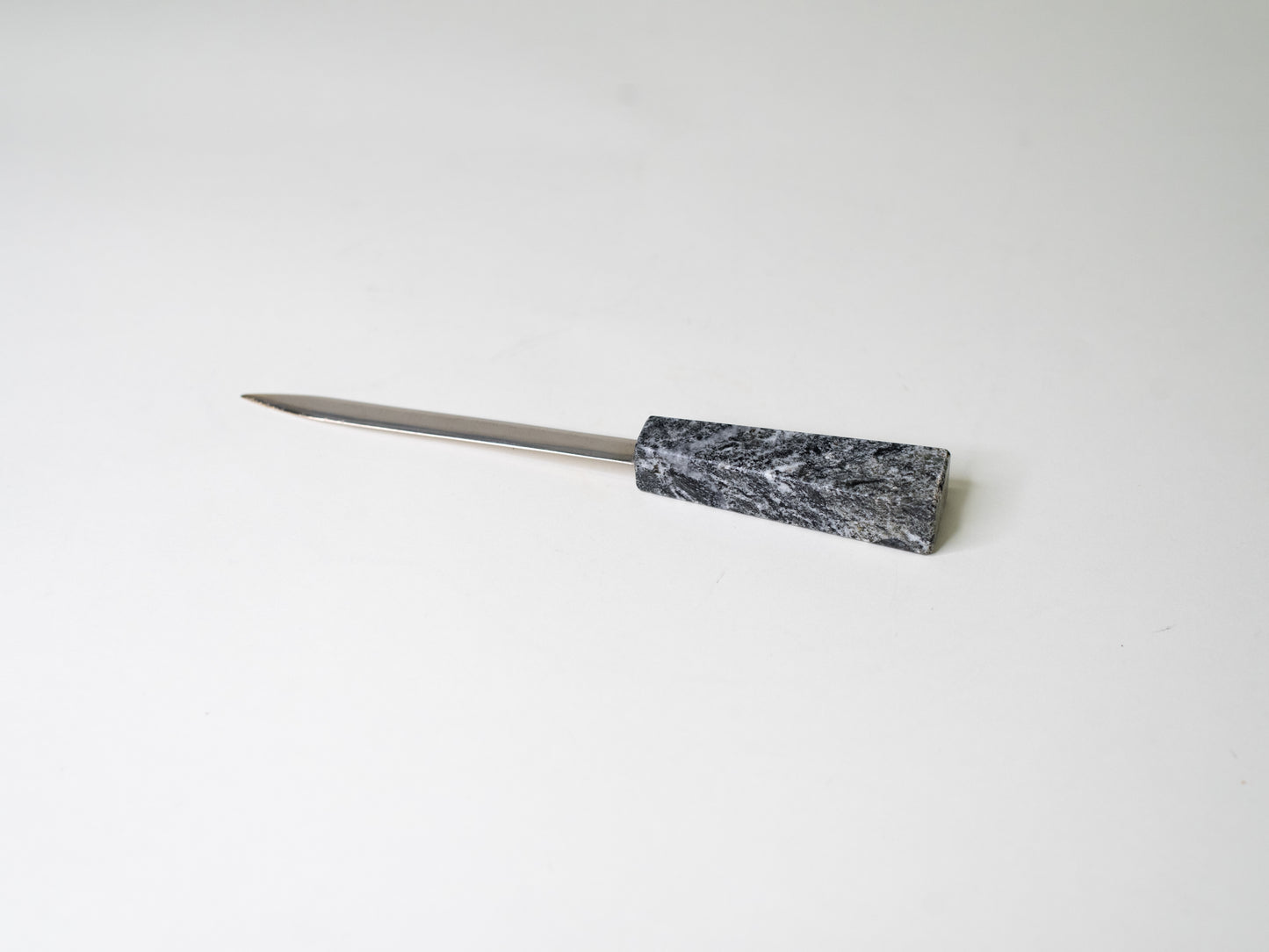 Modernist Letter Opener with Granite Handle - Scandinavia, Mid-Century