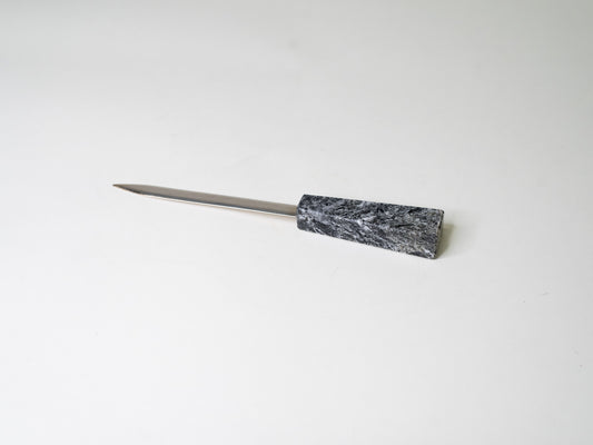 Modernist Letter Opener with Granite Handle - Scandinavia, Mid-Century