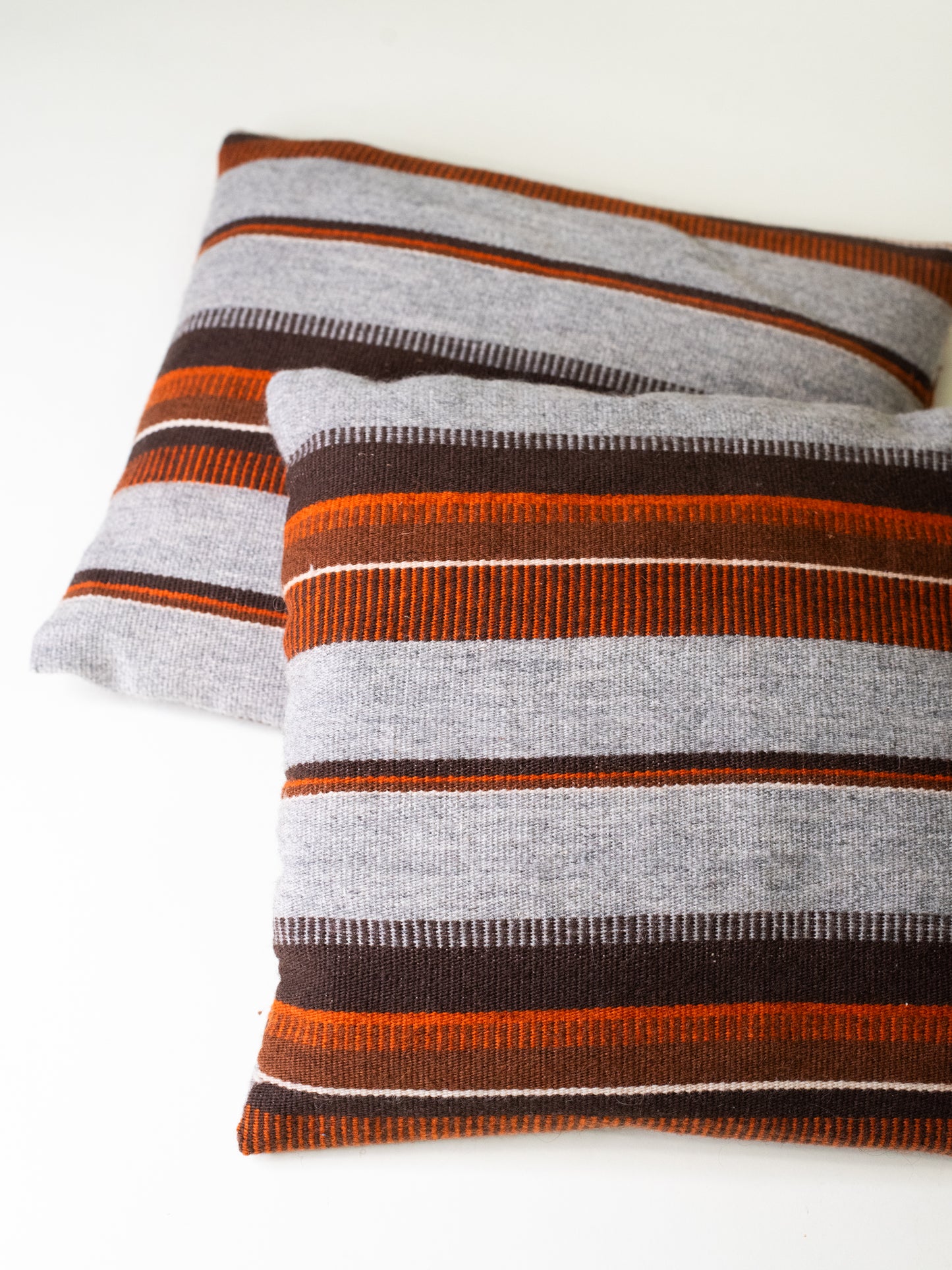 Pair of Vintage Wool Pillows - Finland, 1970s