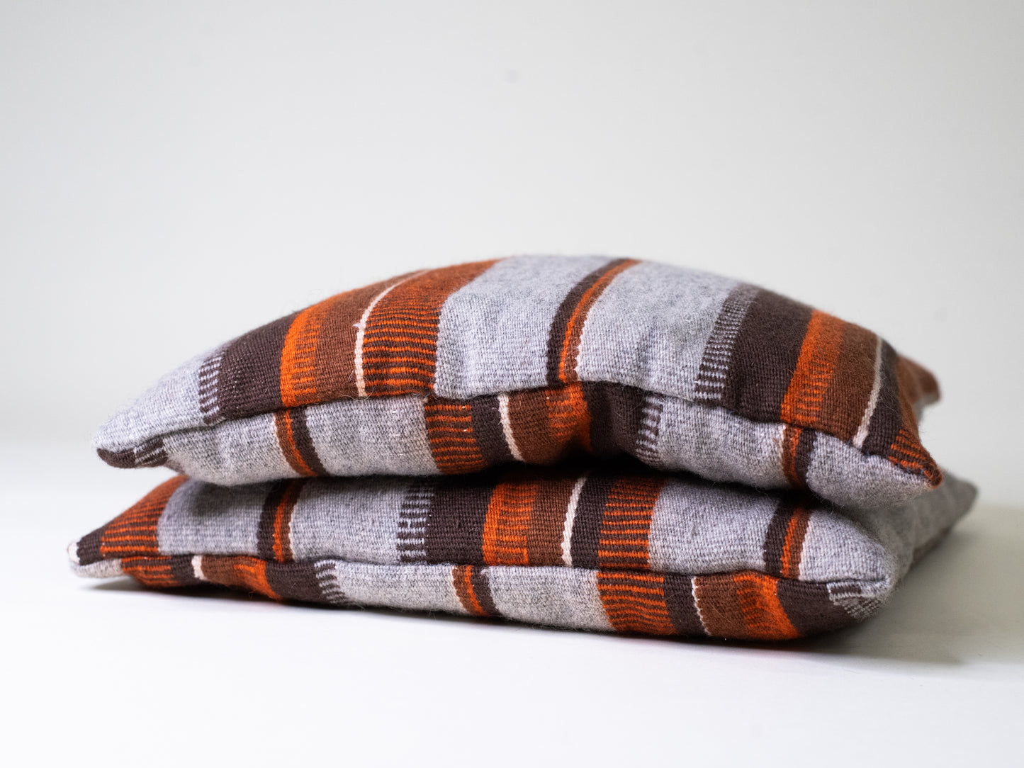 Pair of Vintage Wool Pillows - Finland, 1970s