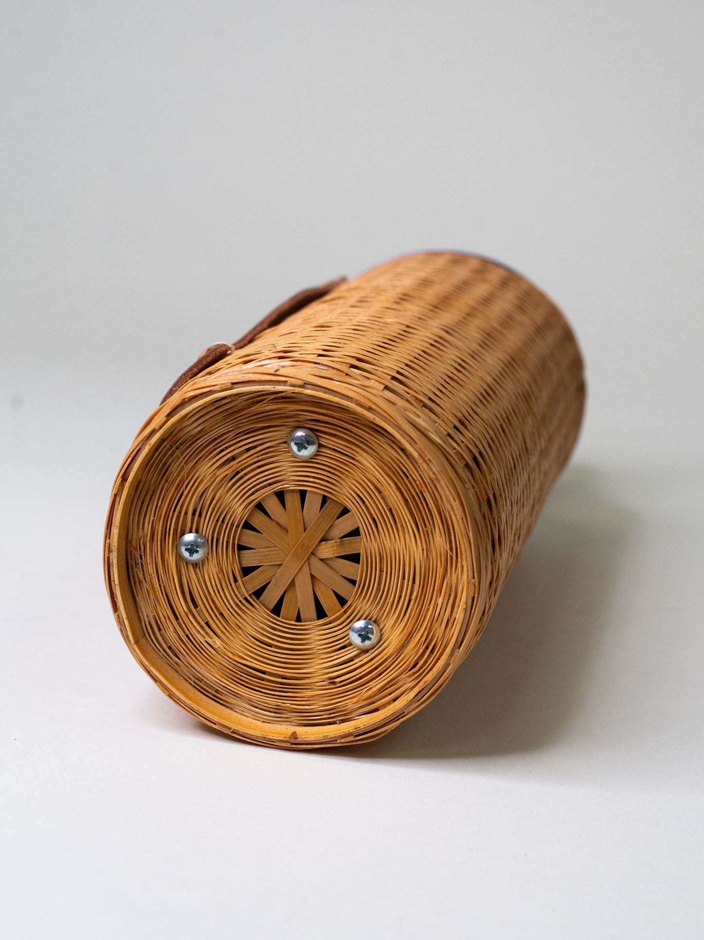 Vintage Wicker-Wrapped Thermos - Deer Brand, 1970s