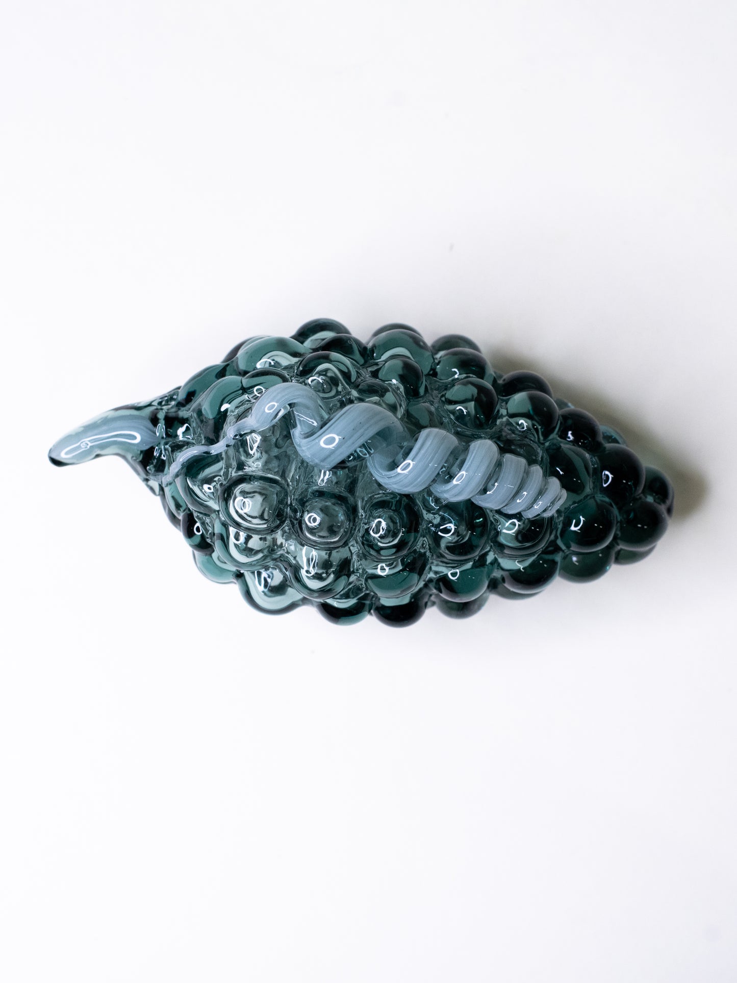 Art Glass Grape Cluster - Likely Swedish Studio Glass, 1980s