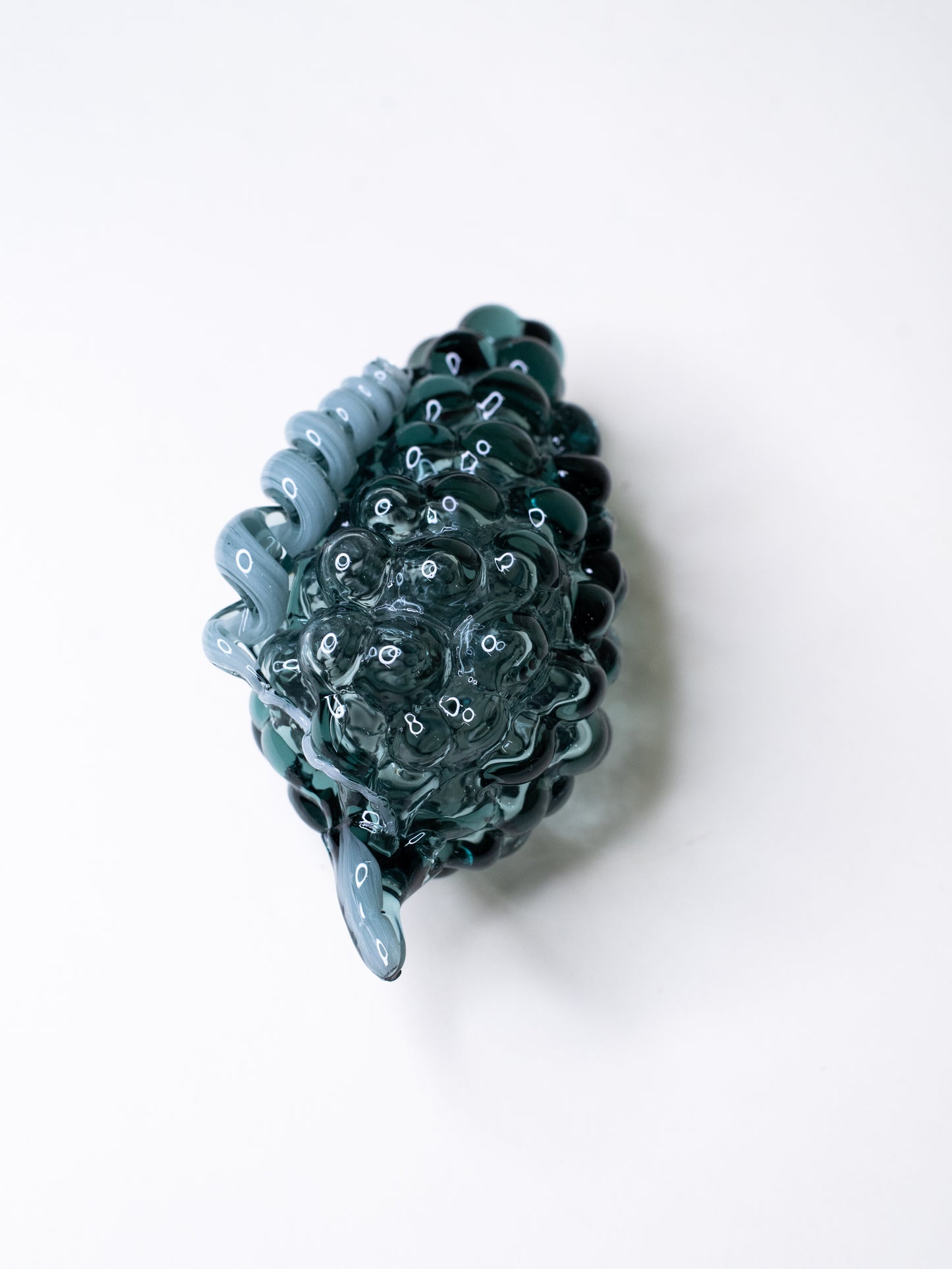 Art Glass Grape Cluster - Likely Swedish Studio Glass, 1980s