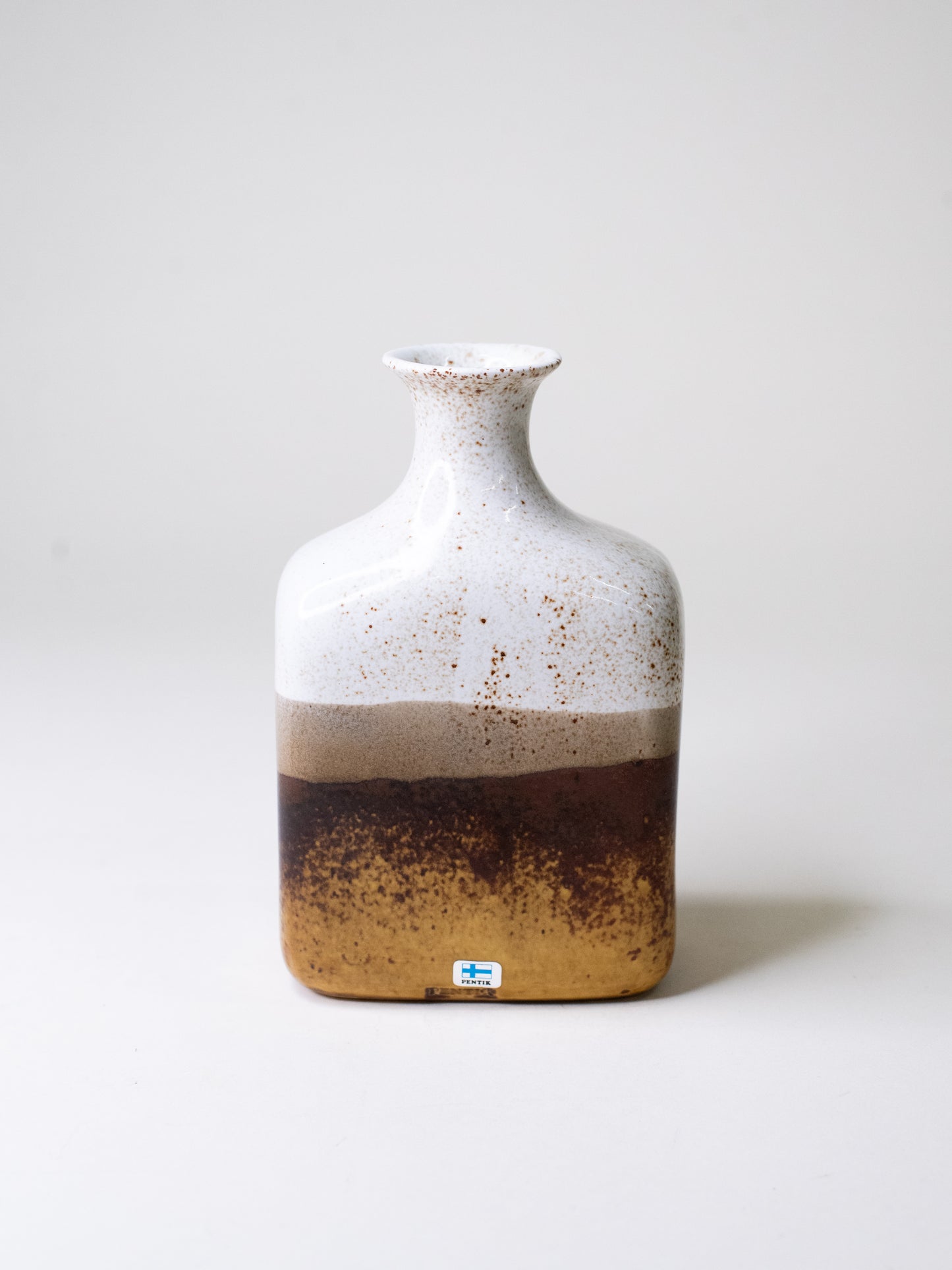 Vintage Pentik Ceramic Bottle - Finland 1970s