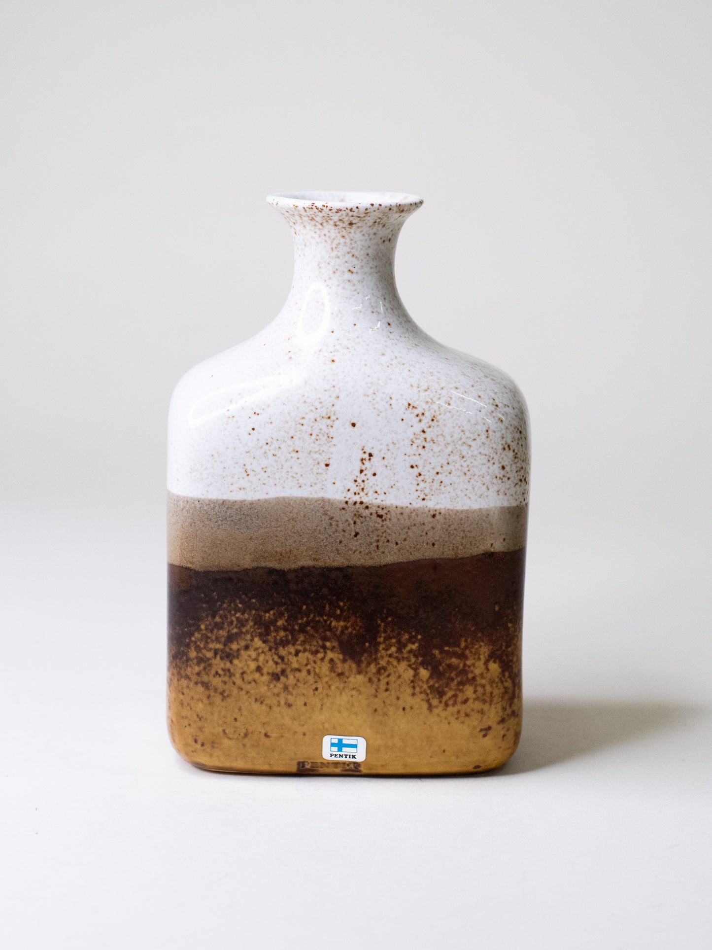 Vintage Pentik Ceramic Bottle - Finland 1970s
