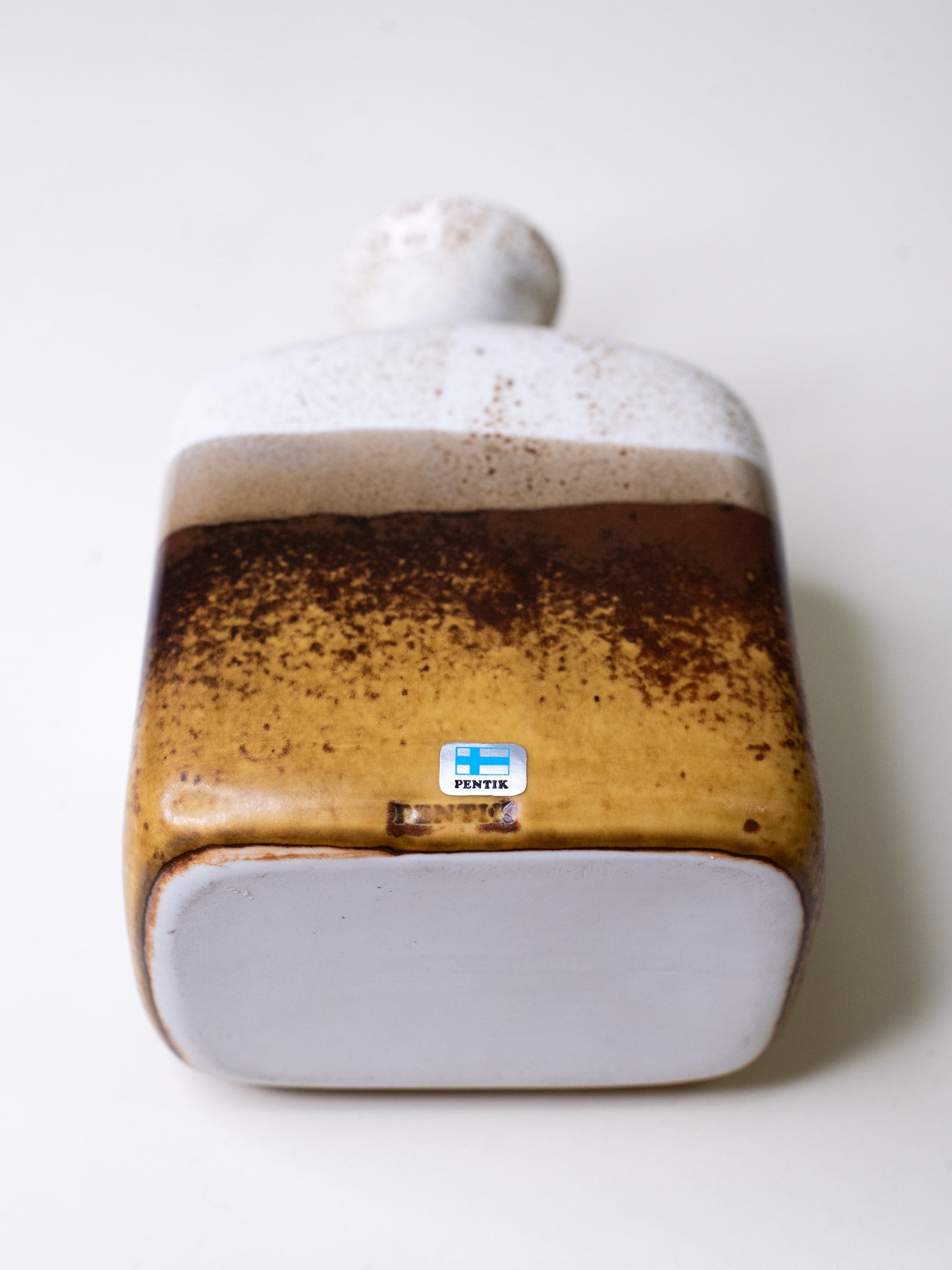 Vintage Pentik Ceramic Bottle - Finland 1970s