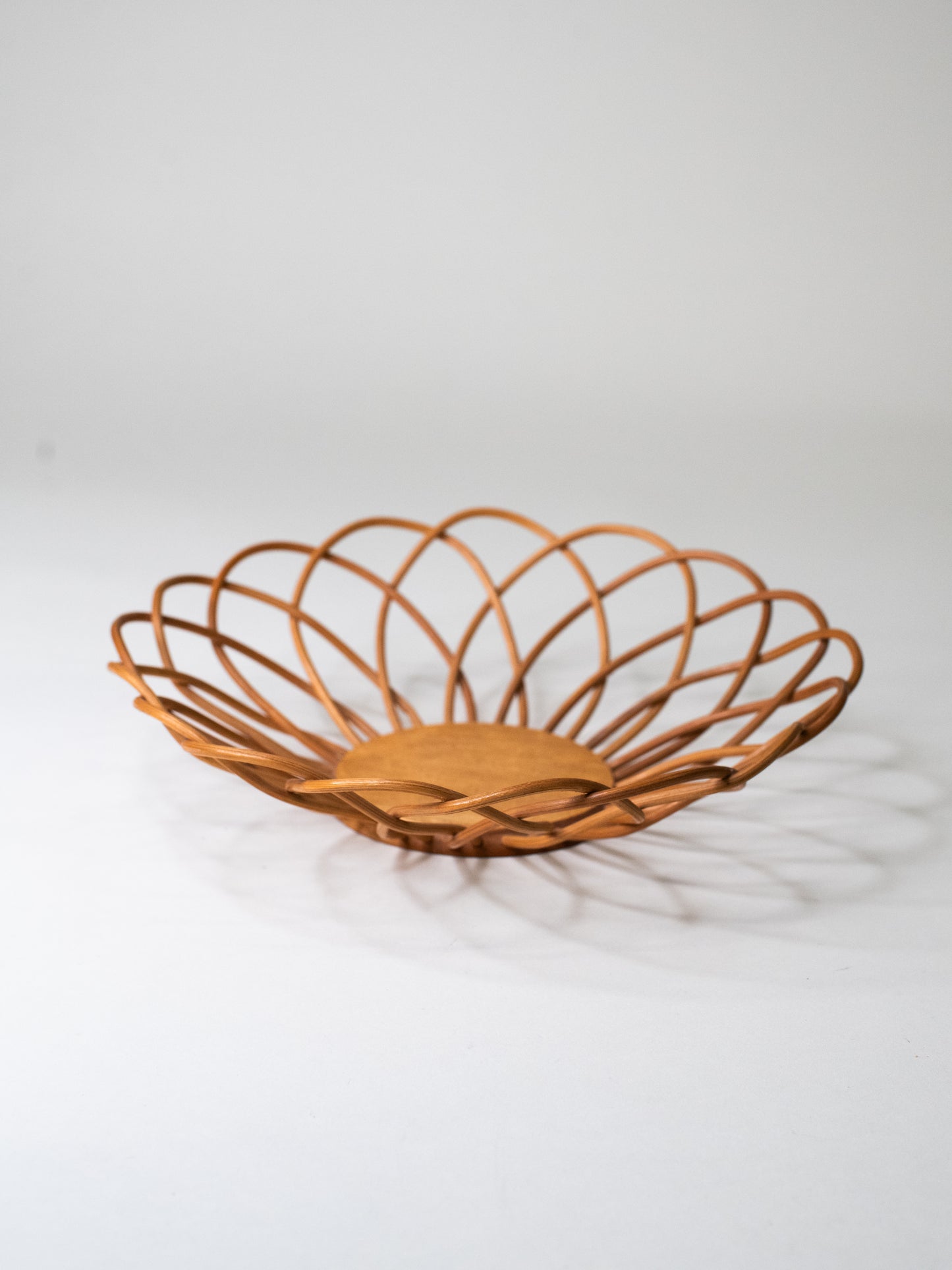 Vintage Bentwood Basket - Scandinavia, 1970s