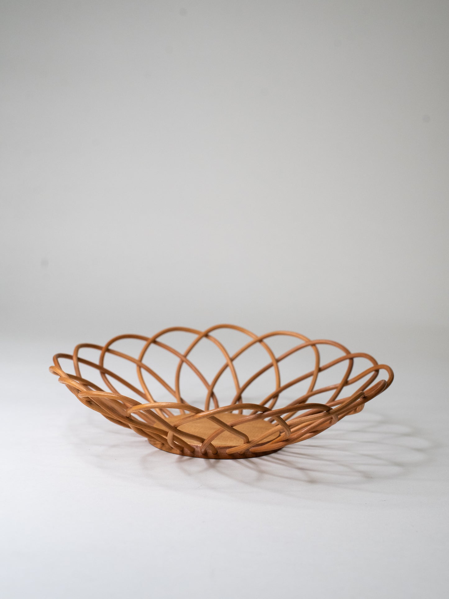 Vintage Bentwood Basket - Scandinavia, 1970s