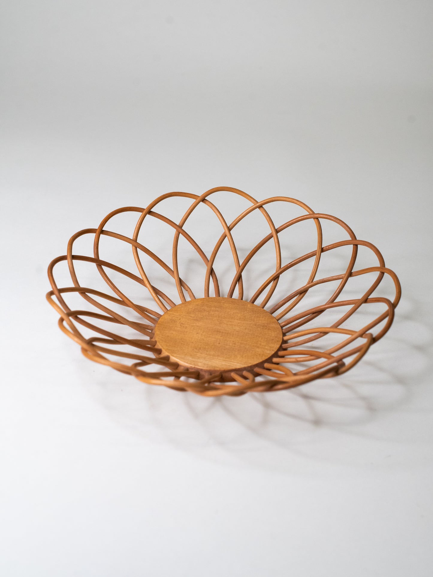 Vintage Bentwood Basket - Scandinavia, 1970s