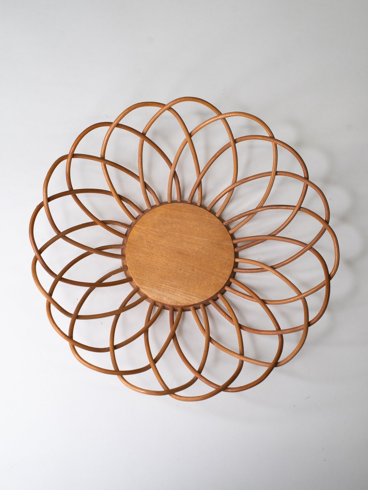 Vintage Bentwood Basket - Scandinavia, 1970s