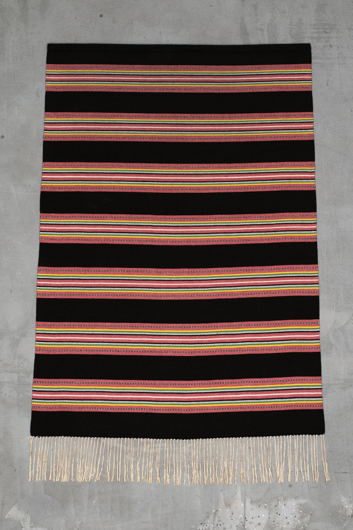 Large Vintage Wall Textile, Handwoven Wool - Finland, 1970s