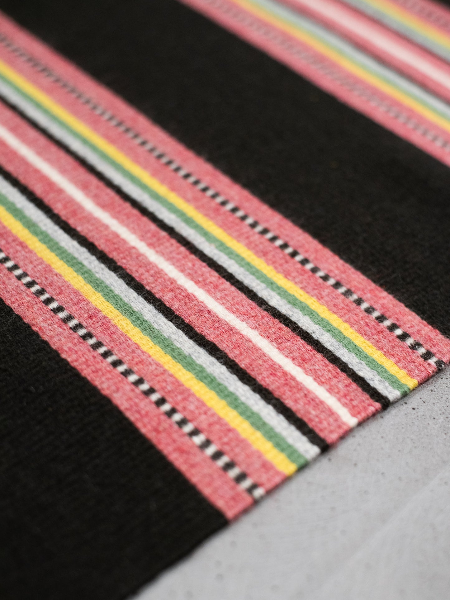 Large Vintage Wall Textile, Handwoven Wool - Finland, 1970s