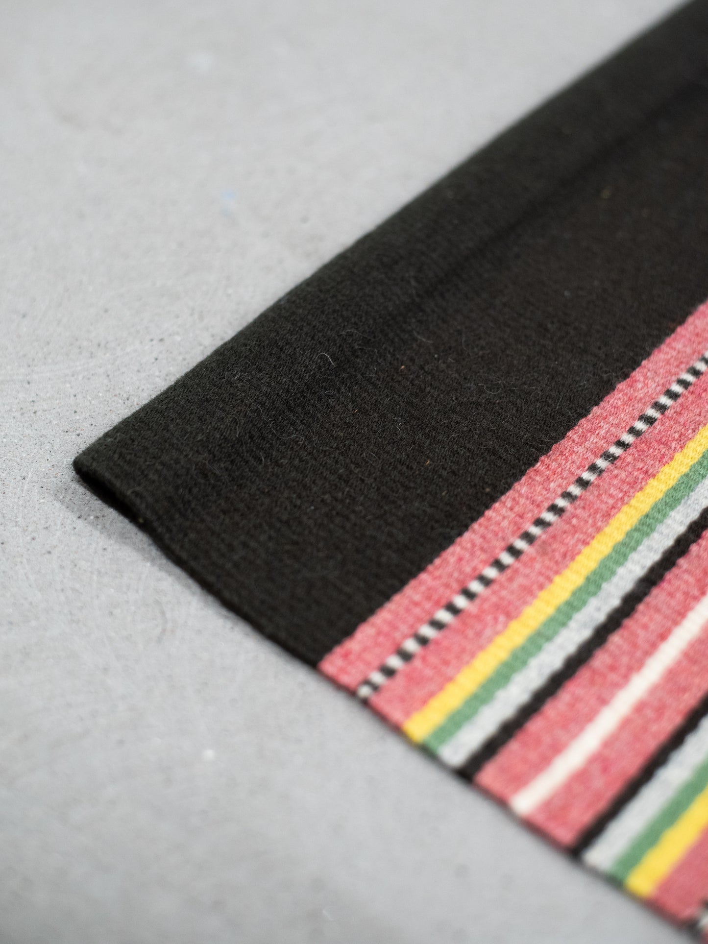 Large Vintage Wall Textile, Handwoven Wool - Finland, 1970s